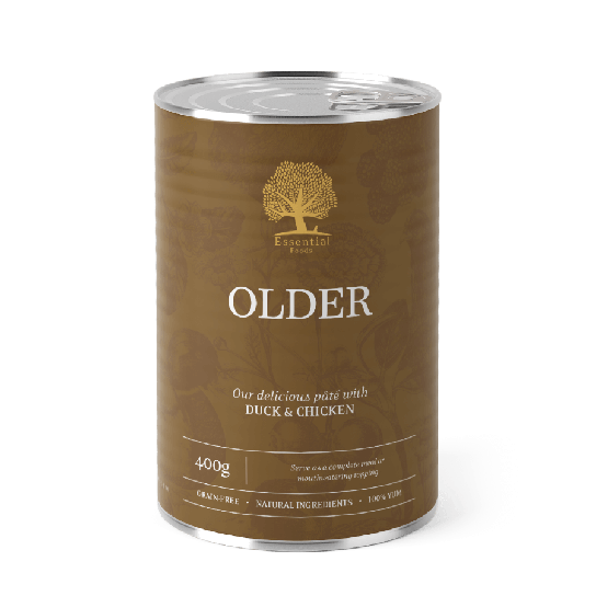 ESSENTIAL OLDER PATE - пастет за кучета в напреднала възраст, с Патешко и Пилешко, 400г -  - Zoolink