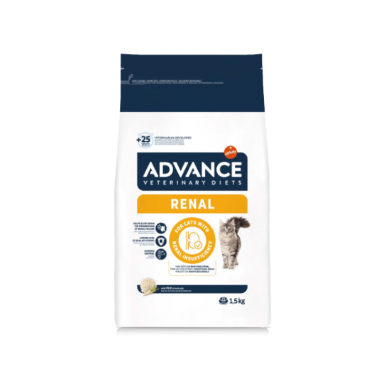 ADVANCE CAT VET DIETS RENAL - за котки с хронични бъбрени заболявания, 1.5кг -  - Zoolink