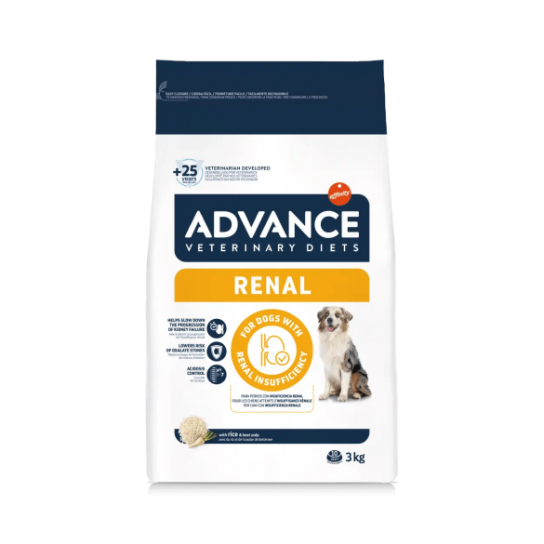 ADVANCE DOG VET DIETS RENAL - за кучета с бъбречни заболявания, 3кг -  - Zoolink