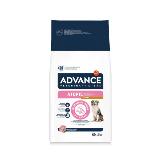 ADVANCE DOG VET DIETS ATOPIC - за кучета с атопичен дерматит, косопад и проблемна кожа, 3кг -  - Zoolink
