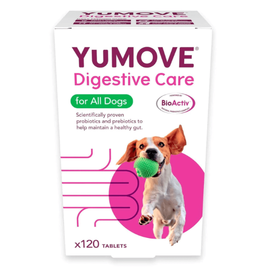 YuMOVE DIGESTIVE CARE ALL DOGS- кучешки пробиотик овкусени табл. за чревна микрофлора, 120бр. - Добавки - Zoolink