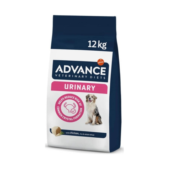 ADVANCE DOG VET DIETS URINARY - за кучета със заболявания на пикочните пътища, 12кг -  - Zoolink
