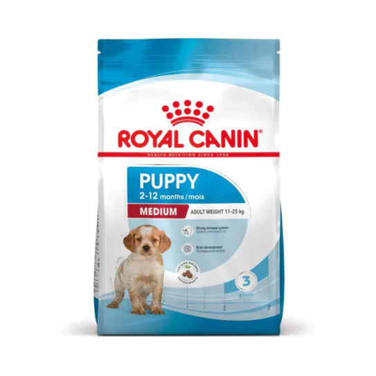 ROYAL CANIN PUPPY MEDIUM - за подрастващи кученца от средни породи, 12кг -  - Zoolink