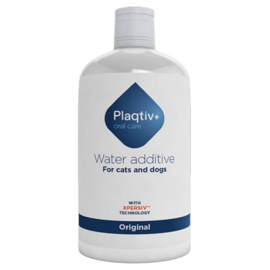 PLAQTIV+ WATER ADDITIVE - добавка към водата пиене, за устна хигиена за кучета и котки, 500 мл -  - Zoolink