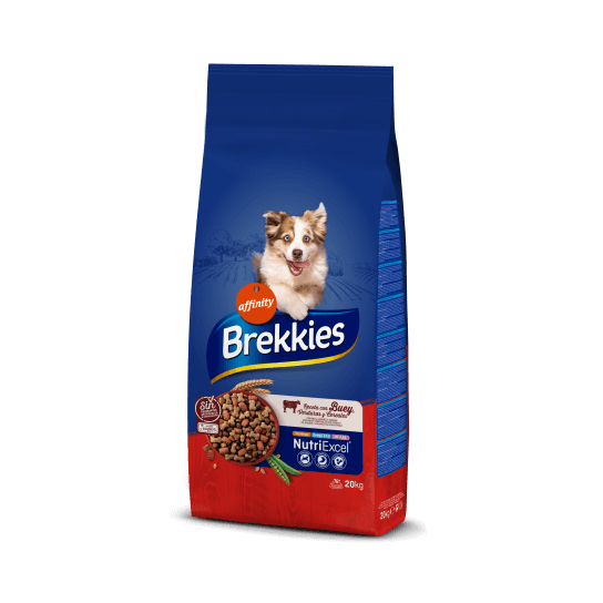 BREKKIES DOG BEEF - за израснали кучета, с Говеждо и зеленчуци, 20кг -  - Zoolink