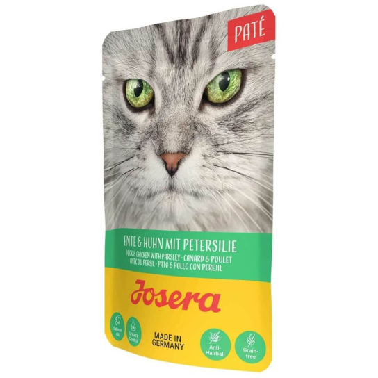 JOSERA CAT ADULT DUCK&CHICKEN&PARSLEY - пастет за котки с Патица и Пиле с Магданоз, пауч 85 г -  - Zoolink