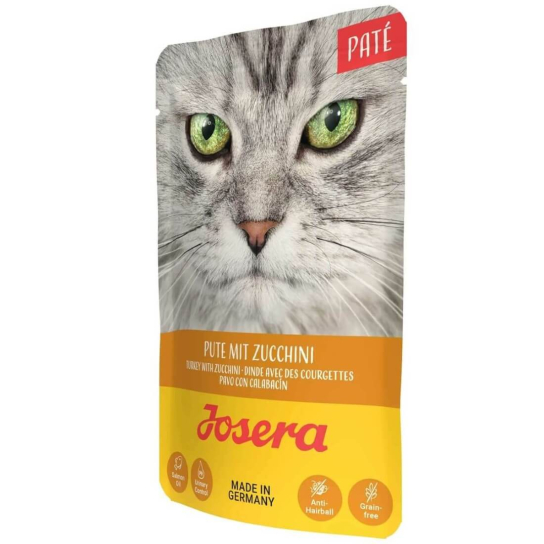 JOSERA CAT ADULT TURKEY&ZUCCHINI - пастет за котки с Пуйка и Тиквички, пауч 85 г -  - Zoolink