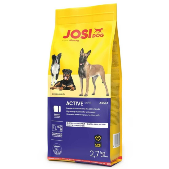 JOSI Dog ADULT ACTIVE - за израснали кучета с повишена активност,  2.7 кг -  - Zoolink