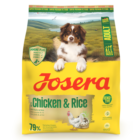 JOSERA DOG ADULT - за кучета от всички породи с Пиле и Ориз, 12.5 кг -  - Zoolink