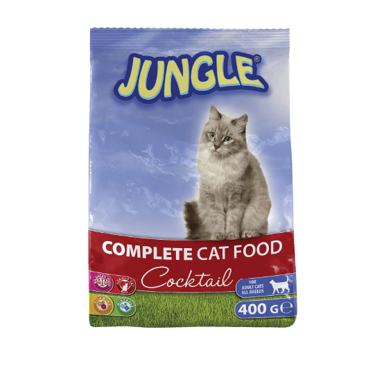 JUNGLE COMPLETE CAT FOOD COCKTAIL - суха храна за израснали котки, 400 г -  - Zoolink