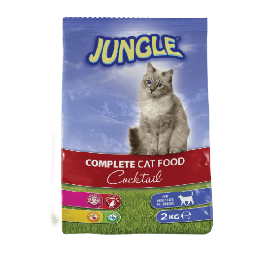 JUNGLE COMPLETE CAT FOOD COCKTAIL - суха храна за израснали котки, 2 кг -  - Zoolink