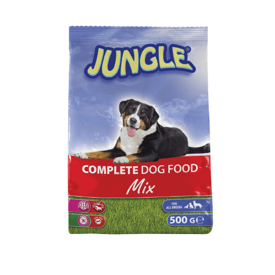 JUNGLE COMPLETE DOG FOOD MIX - суха храна за израснали кучета, 500 г -  - Zoolink