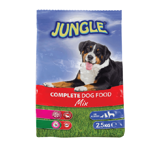 JUNGLE COMPLETE DOG FOOD MIX - суха храна за израснали кучета Микс, 2.5 кг -  - Zoolink