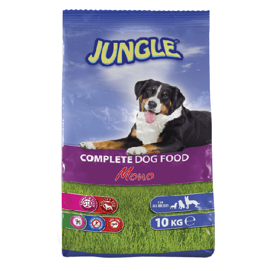 JUNGLE COMPLETE DOG FOOD MONO - суха храна за израснали кучета, 10 кг -  - Zoolink