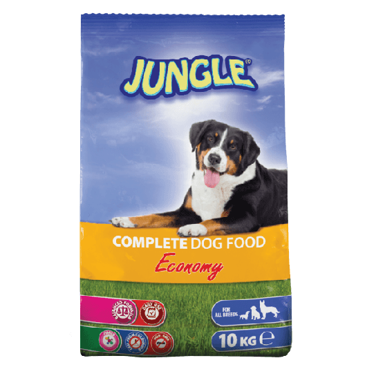 JUNGLE COMPLETE DOG FOOD ECONOMY - суха храна за израснали кучета, 10 кг -  - Zoolink