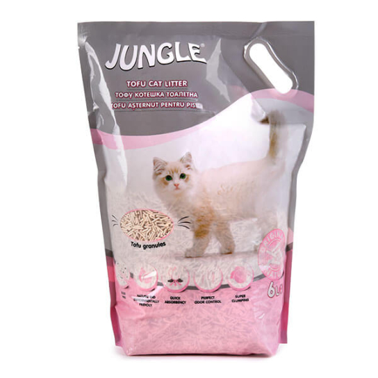 JUNGLE TOFU CAT LITTER - тофу котешка тоалетна, 6 л -  - Zoolink