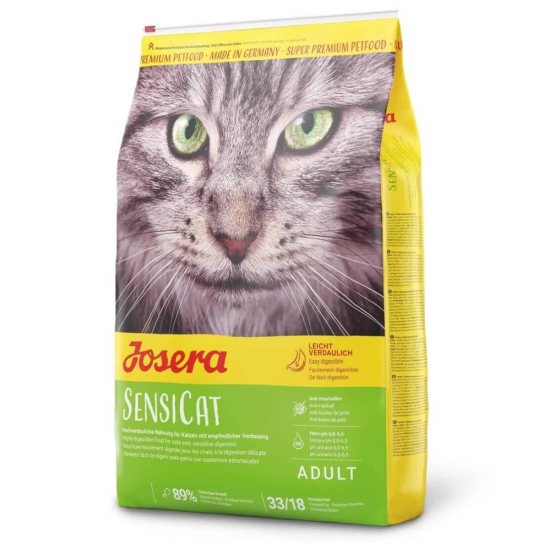JOSERA SENSICAT ADULT - за котки с деликатен стомах, 10 кг -  - Zoolink
