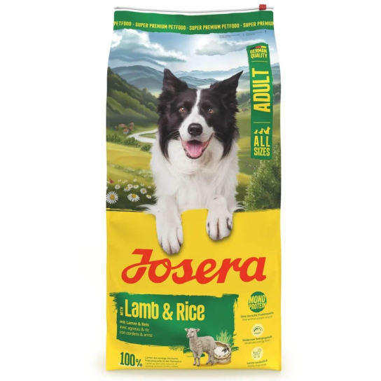 JOSERA DOG ADULT - за кучета от всички породи с Агне и Ориз, 12.5 кг -  - Zoolink