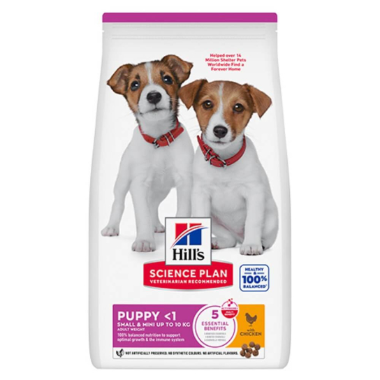 Hill’s SP Canine Puppy Small&Mini - за дребни породи кучета до 10 кг до 1г., Пиле, 3 кг -  - Zoolink