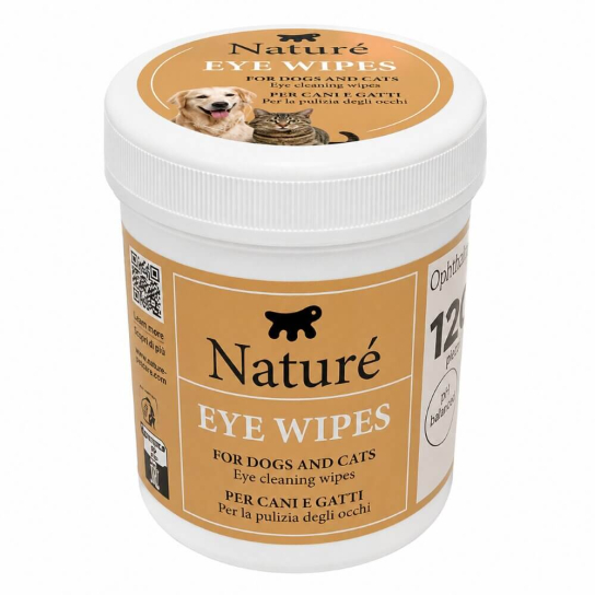 NATURE EYES WIPES - Мокри кърпички за почистване на очи за кучета и котки, 120бр. - - Zoolink NATURE EYES WIPES - Мокри кърпички за почистване на очи за кучета и котки, 120бр. - - Zoolink