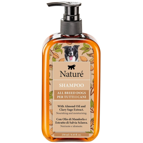NATURE SHAMPOO ALMOND OIL - Шампоан за кучета с бадемово масло, 250ml -  - Zoolink
