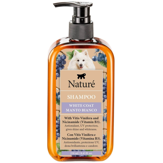 NATURE SHAMPOO WHITE COAT - Шампоан за кучета с бяла козина, 250ml -  - Zoolink