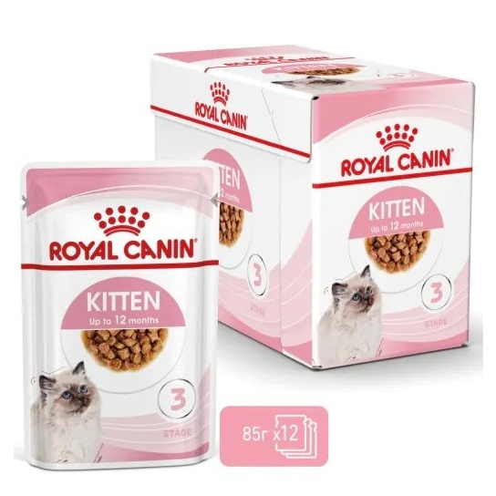 Royal Canin Kitten In gravy Pouch 12x85g -  - Zoolink