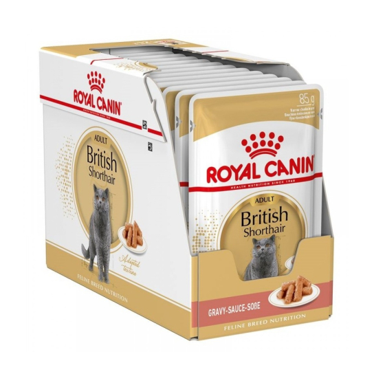 Royal Canin British Shorthair Pouch 12x85g -  - Zoolink