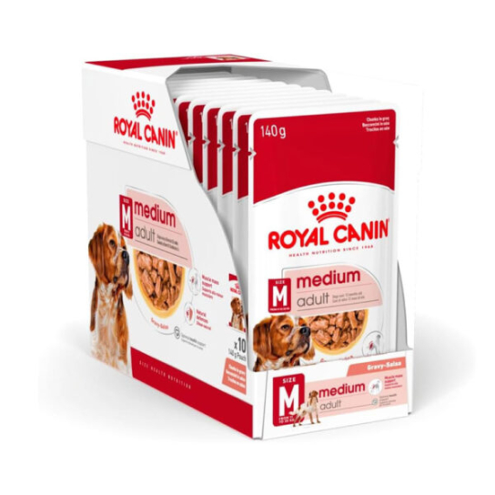 Royal Canin Medium Adult Pouch 10x140g -  - Zoolink
