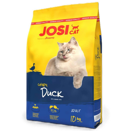 JOSI Cat ADULT CRISPY DUCK -  за котки над 1г. с хрупкаво Патешко, 10 кг -  - Zoolink