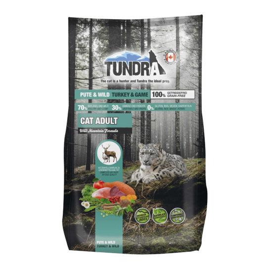 TUNDRA CAT ADULT - за котки в зряла възраст, Пуйка и Дивеч, 272г - - Zoolink TUNDRA CAT ADULT - за котки в зряла възраст, Пуйка и Дивеч, 272г - - Zoolink