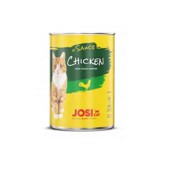 JOSI Cat ADULT CHICKEN - за котки над 1г., Пиле в сос, консерва 415 г -  - Zoolink