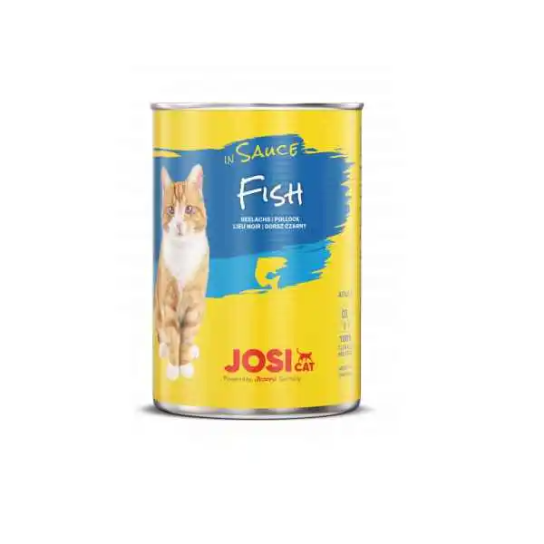 JOSI Cat ADULT FISH - за котки над 1г., Риба в сос, консерва 415 г -  - Zoolink