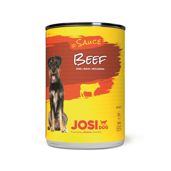 JOSI Dog ADULT BEEF - за израснали кучета, Говеждо в сос, консерва 415 г -  - Zoolink