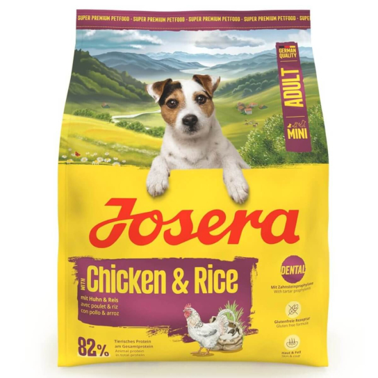 JOSERA DOG MINI ADULT - за кучета от дребни породи с Пиле и Ориз, 900 г -  - Zoolink
