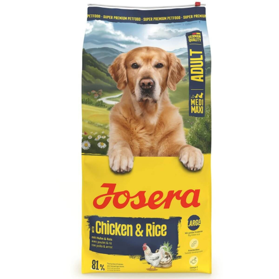 JOSERA DOG MED/MAX АDULT - за кучета от средни и едри породи с Пиле и Ориз, 12.5 кг -  - Zoolink