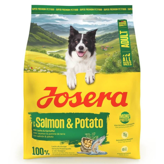 JOSERA DOG АDULT - за кучета с чувствителен стомах със Сьомга и Картофи, 900 г -  - Zoolink