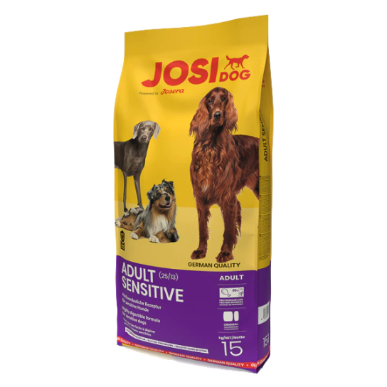 JOSI Dog ADULT SENSITIVE - за израснали кучета с чувствителен стомах, 15 кг -  - Zoolink