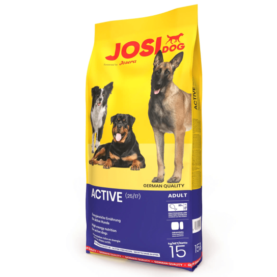 JOSI Dog ADULT ACTIVE - за израснали кучета с повишена активност, 15 кг -  - Zoolink