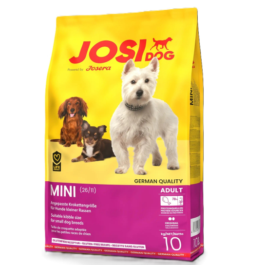 JOSI Dog MINI ADULT - за израснали кучета от малки породи, 10 кг -  - Zoolink