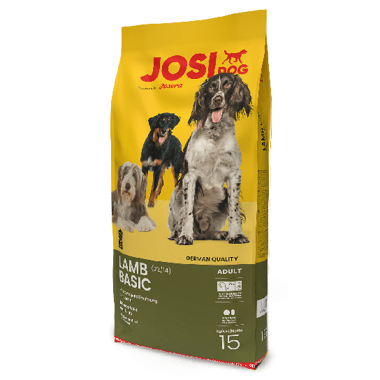 JOSI dog ADULT LAMB BASIC - за израснали кучета с Агнешко,15 кг -  - Zoolink