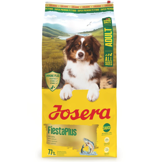 JOSERA FIESTA PLUS ADULT - за капризни кучета със Сьомга, 12.5 кг -  - Zoolink