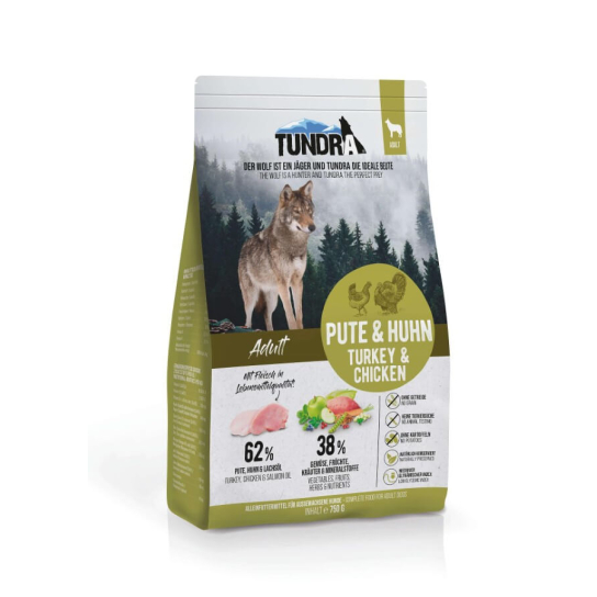 TUNDRA DOG ADULT - за кучета в зряла възраст, Пуйка и Пиле, 750г -  - Zoolink