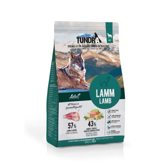 TUNDRA DOG ADULT - за кучета в зряла възраст, Агне, 750г -  - Zoolink