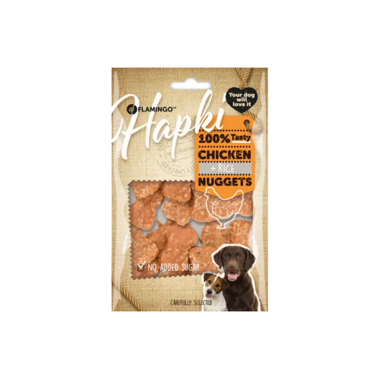 Flamingo кокалчета от пиле и ориз 85гр - - Zoolink Flamingo кокалчета от пиле и ориз 85гр - - Zoolink