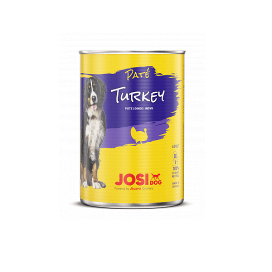 JOSI Dog ADULT TURKEY - пастет за кучета с Пуйка, консерва 400 г -  - Zoolink