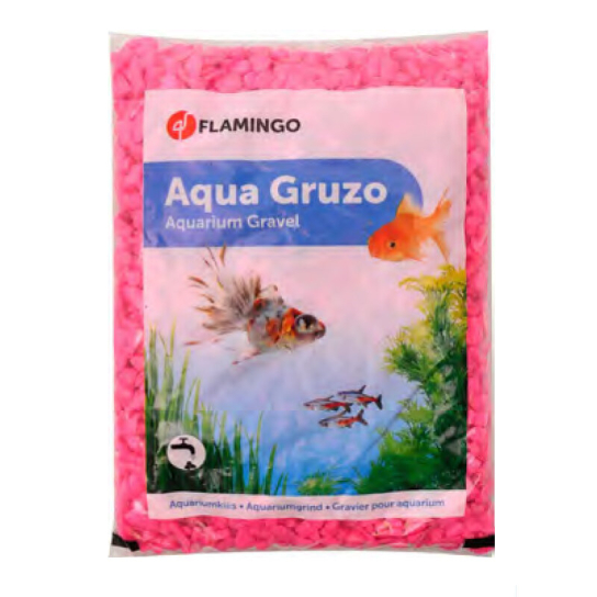 Flamingo камъчета неон розови 1кг. -  - Zoolink