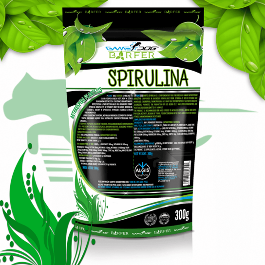 GAME DOG BARFER SPIRULINA - кучешка добавка Спирулина, 300г - Добавки - Zoolink
