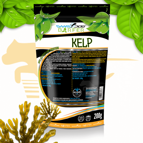 GAME DOG BARFER KELP - кучешка добавка Морски Видорасли, 220г - Добавки - Zoolink GAME DOG BARFER KELP - кучешка добавка Морски Видорасли, 220г - Добавки - Zoolink