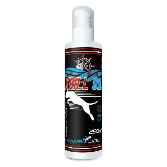 GAME DOG KRILL OIL - масло от крил, течна хранителна добавка за кучета, 250мл - Добавки - Zoolink GAME DOG KRILL OIL - масло от крил, течна хранителна добавка за кучета, 250мл - Добавки - Zoolink